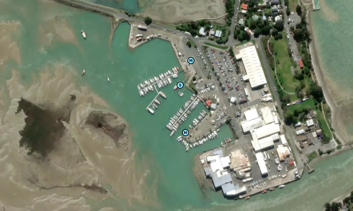 Satelite image of Motueka  Marina