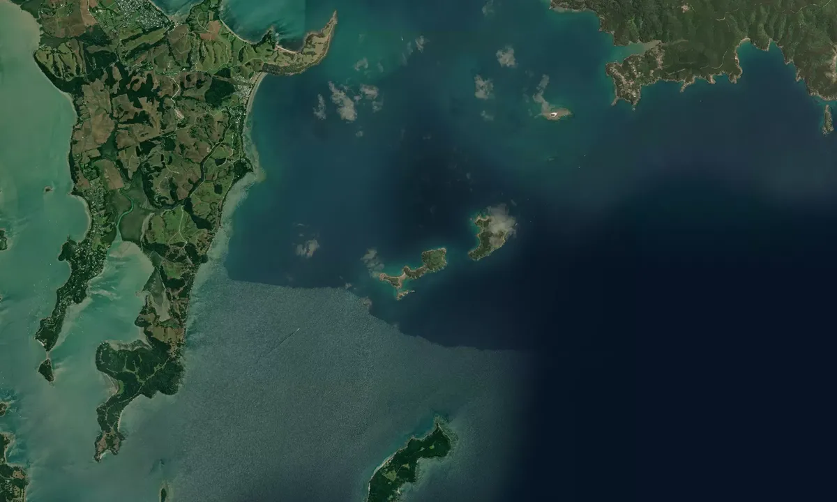 Flyfoto av Moturekareka Island