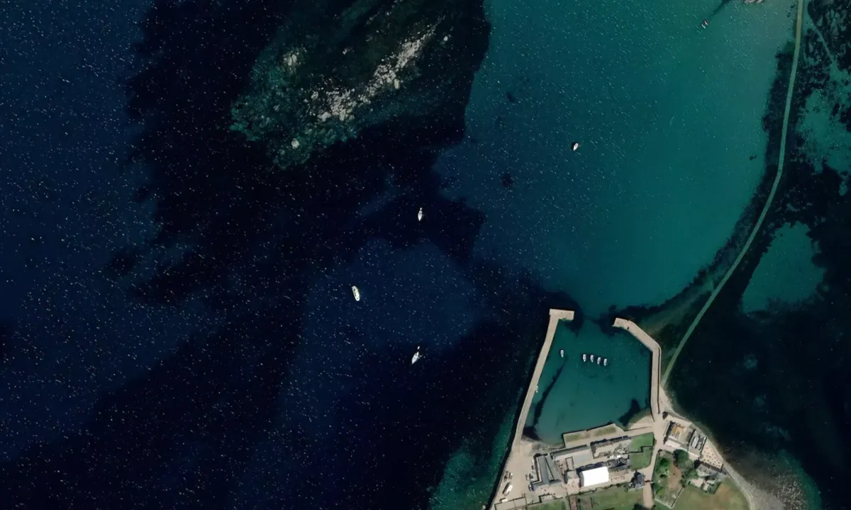 Flyfoto av Mount's Bay
