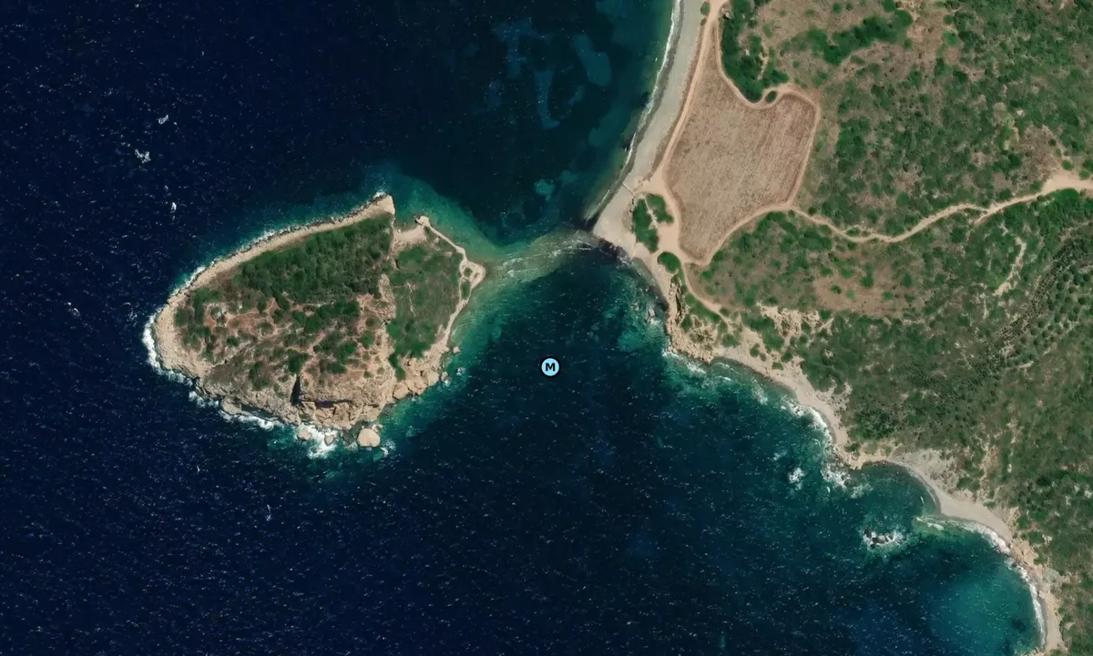 Satelite image of Mouse Island