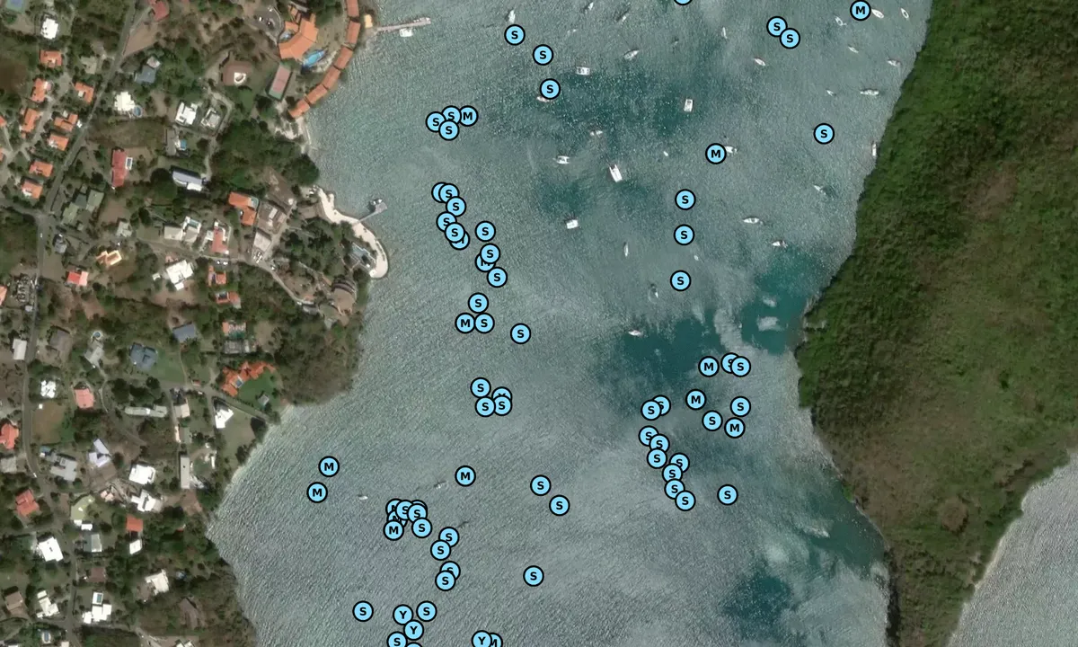Satelite image of Mt Hartman Bay