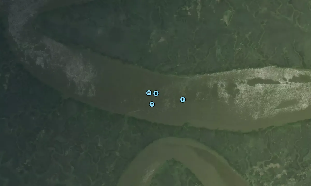 Satelite image of Mumford Creek