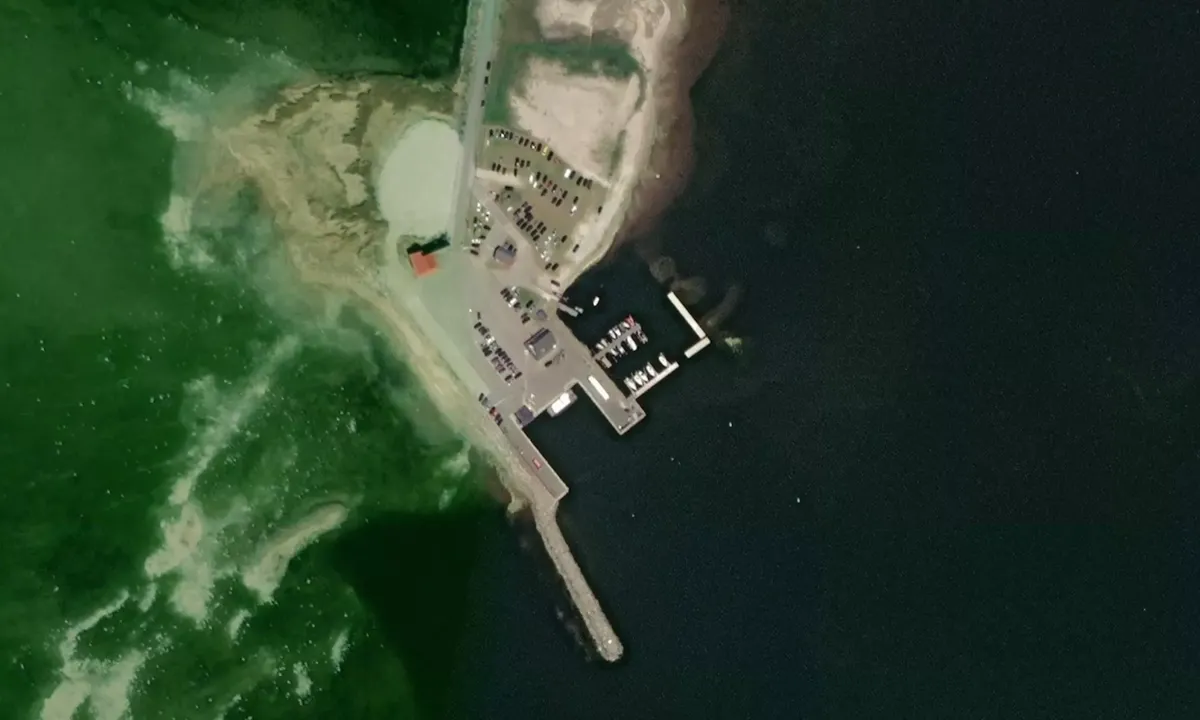 Flyfoto av Munalaiu sadam