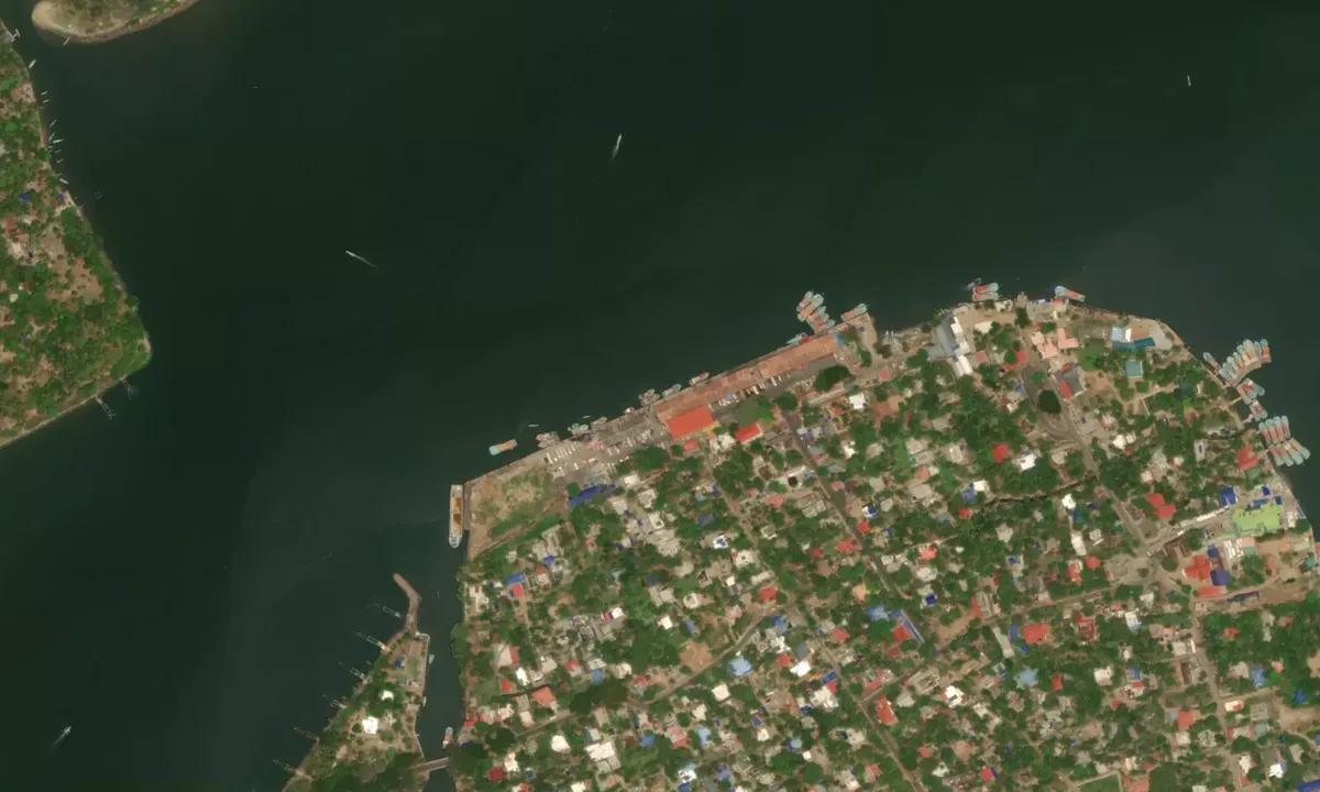 Flyfoto av Munambam Harbour