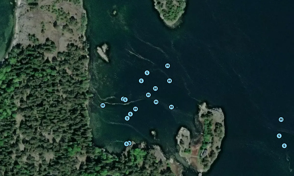 Satelite image of Munkö