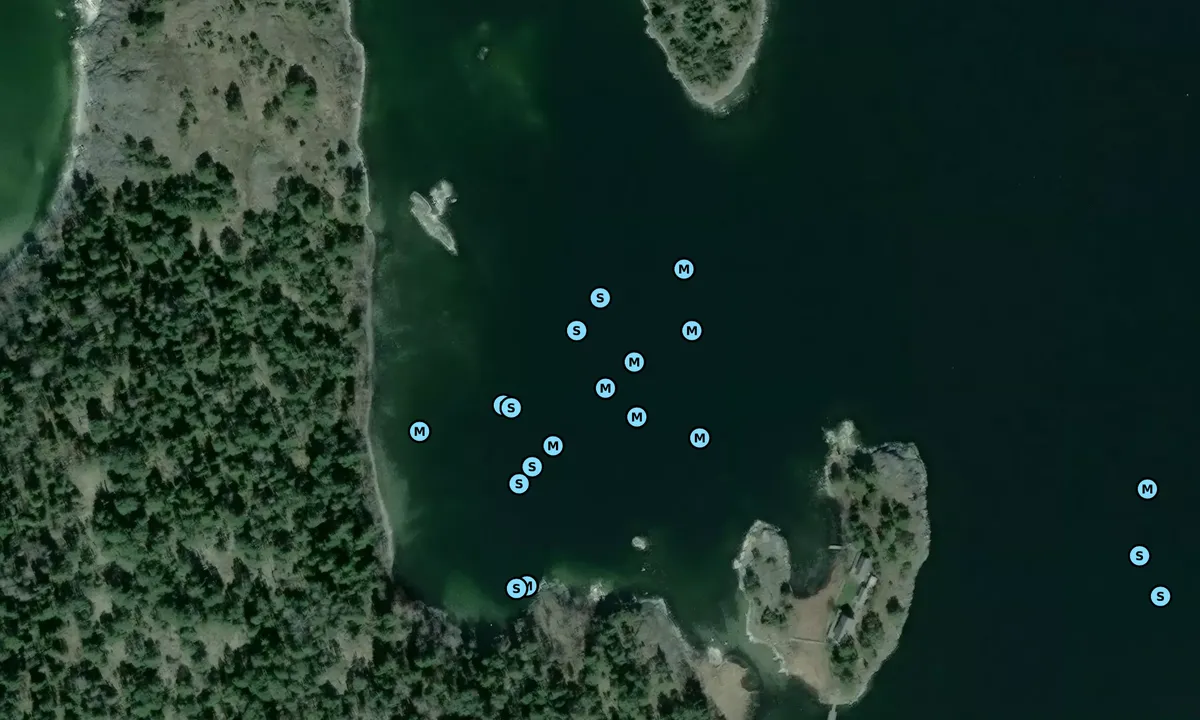 Satelite image of Munkö