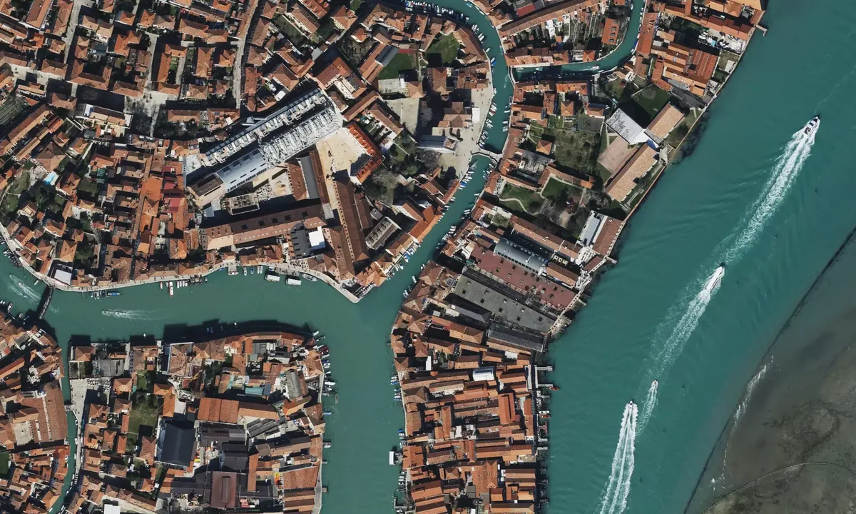Satelite image of Murano