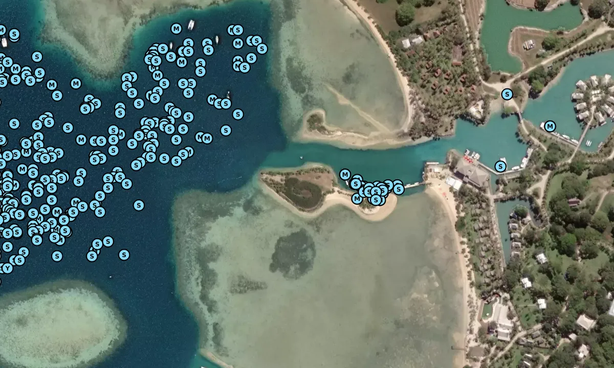 Satelite image of Musket Cove Yacht Club/Marina