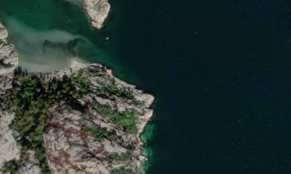 Satelite image of Musön norra