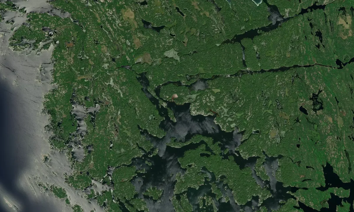 Flyfoto av Musquash Bay