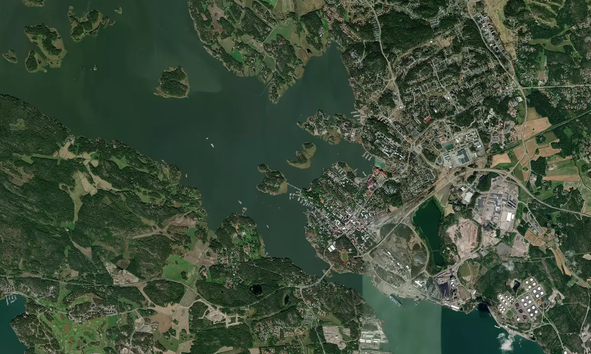 Flyfoto av Muumimailma Harbour