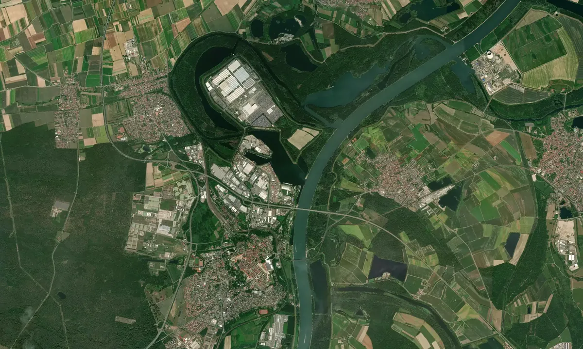 Flyfoto av MYC Germersheim