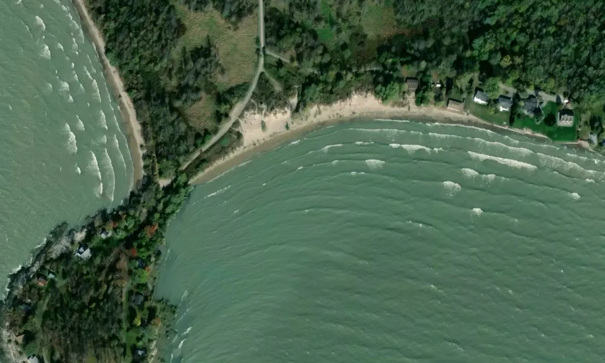 Satelite image of Myrnam Beach