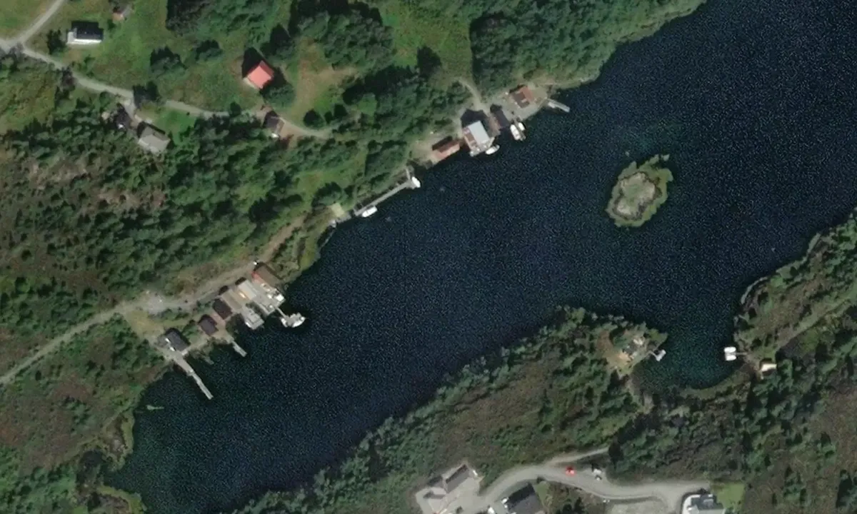 Satelite image of Myrvågneset