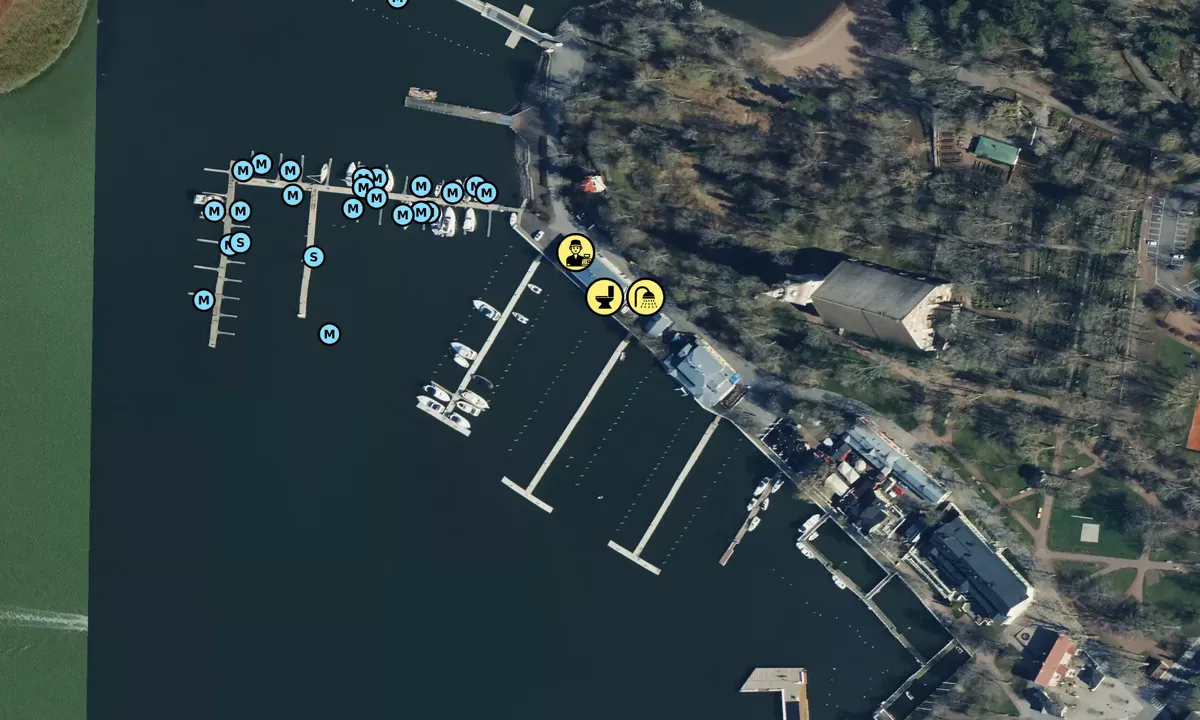 Satelite image of Naantali Guest Harbour