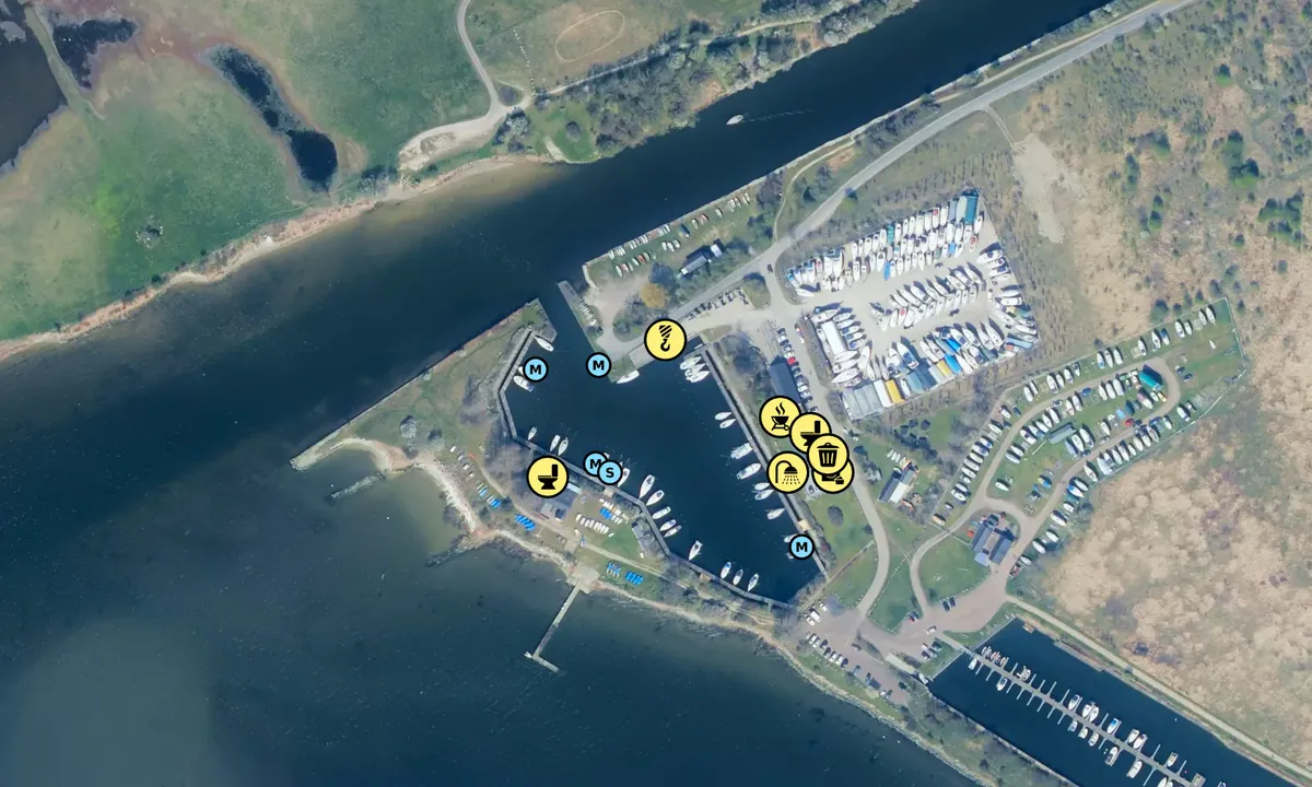 Satelite image of Næstved Kanalhavn