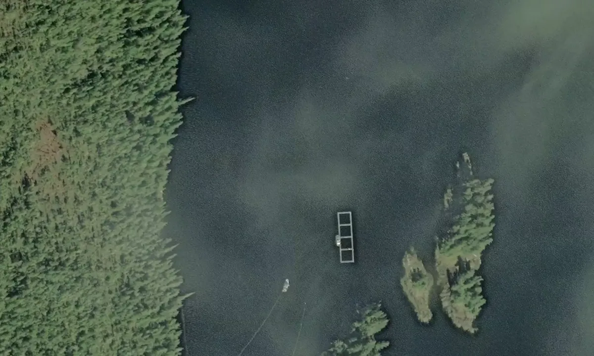 Satelite image of Nakat Inlet
