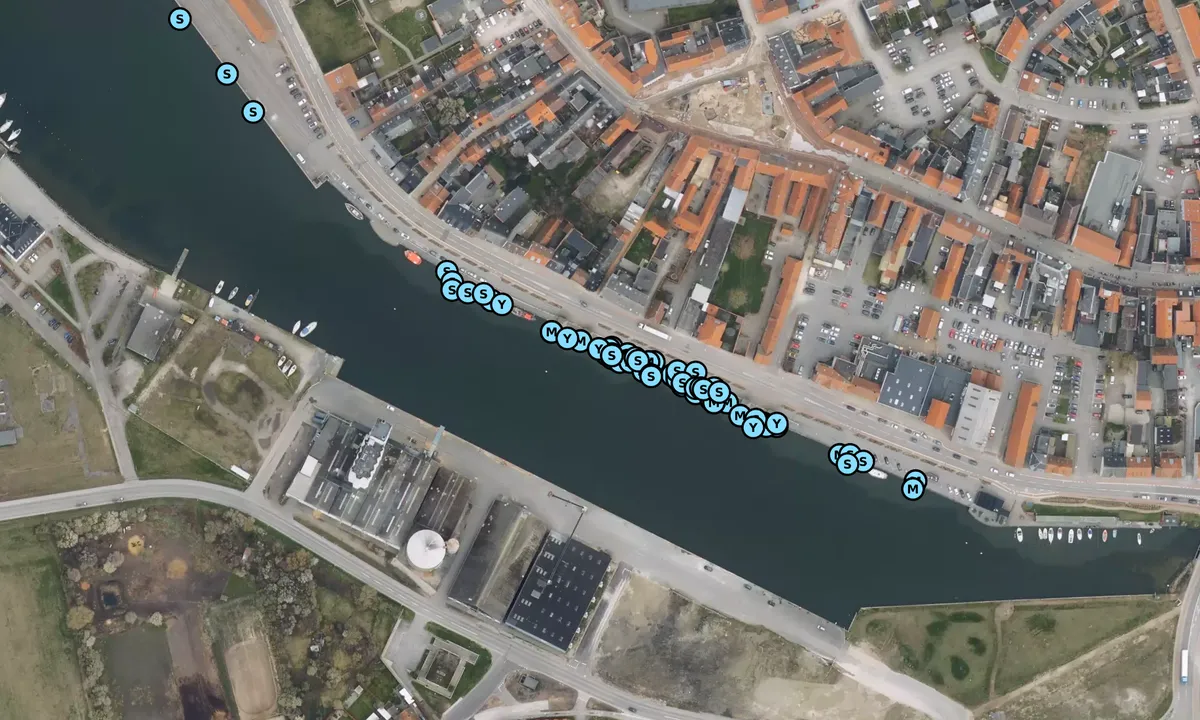 Satelite image of Nakskov Havn