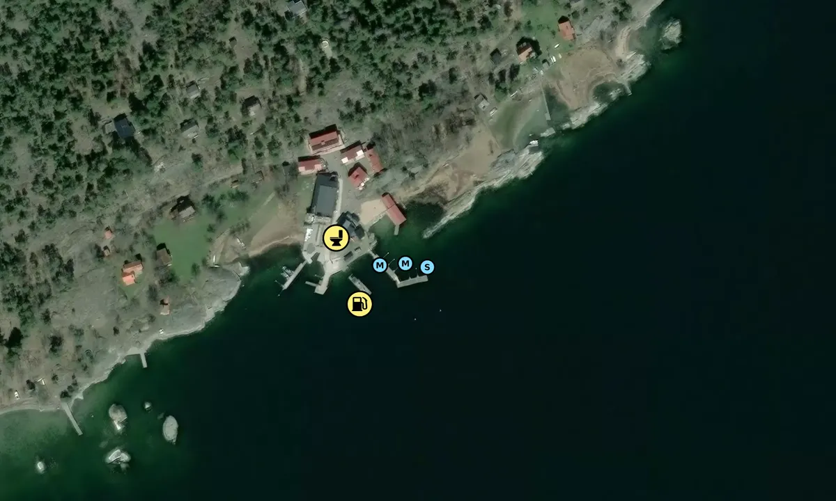 Satelite image of Nämdö - Solvik - Sand