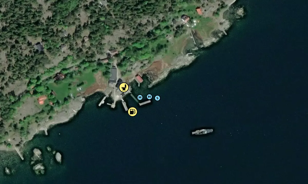 Satelite image of Nämdö - Solvik - Sand
