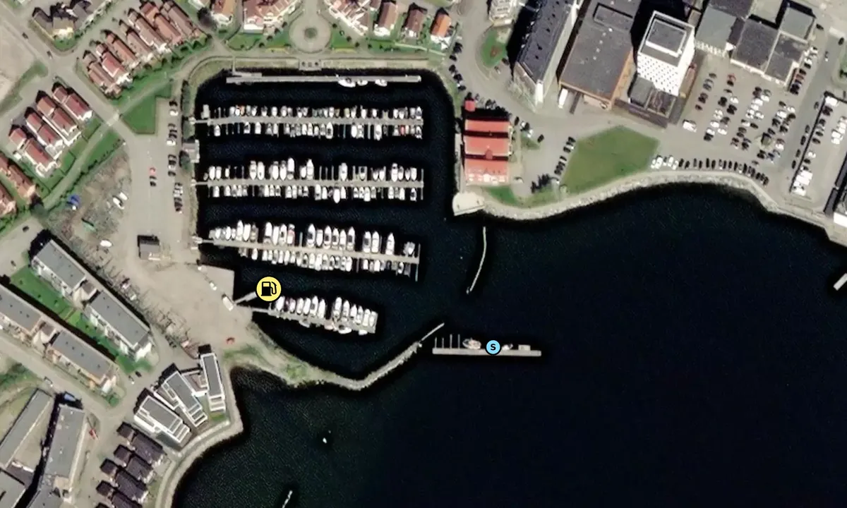 Satelite image of Namsos Båtforening 