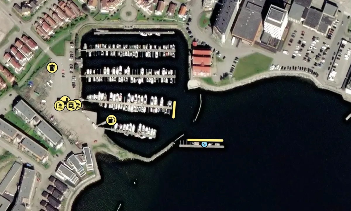 Satelite image of Namsos Båtforening - Lavika