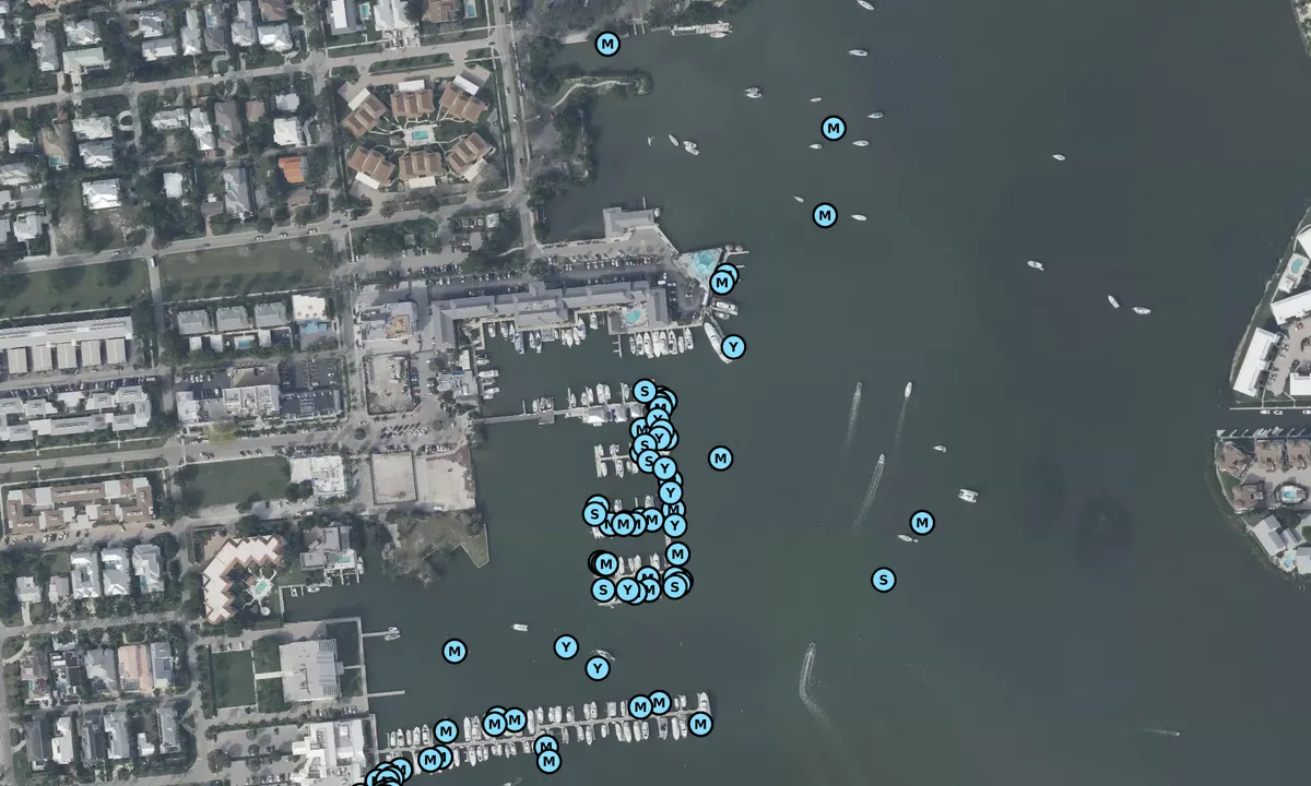 Satelite image of Naples City Dock