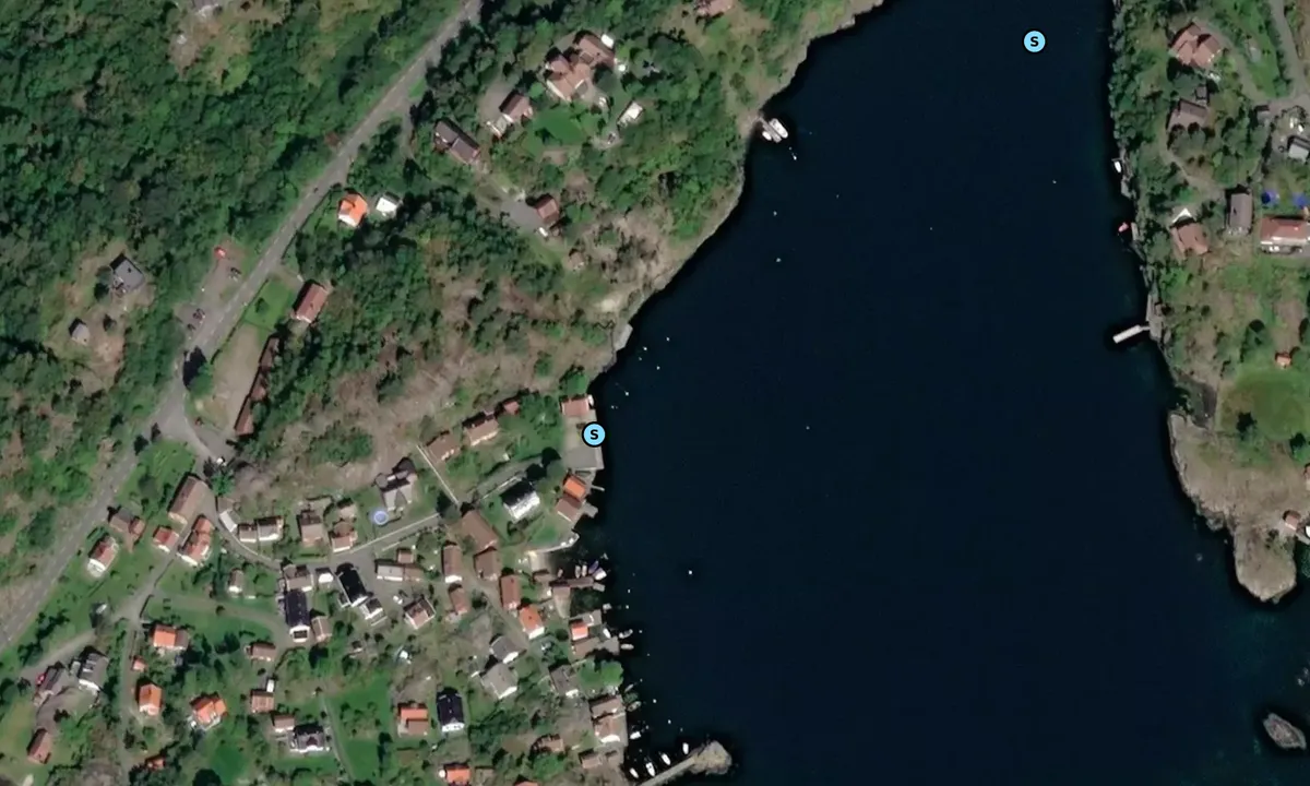 Satelite image of Narestø