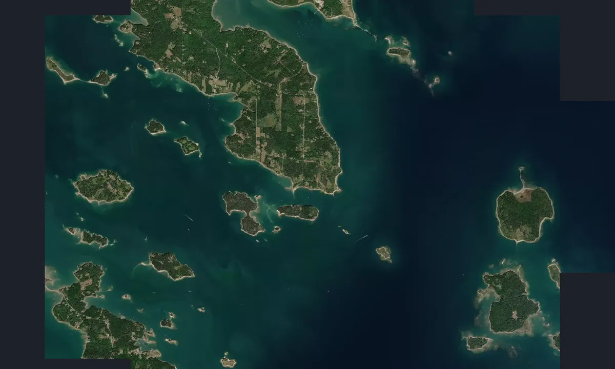Flyfoto av Naskeag Harbor