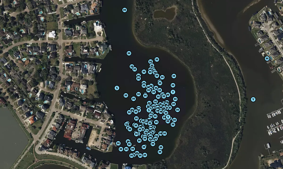 Satelite image of Nassau Bay