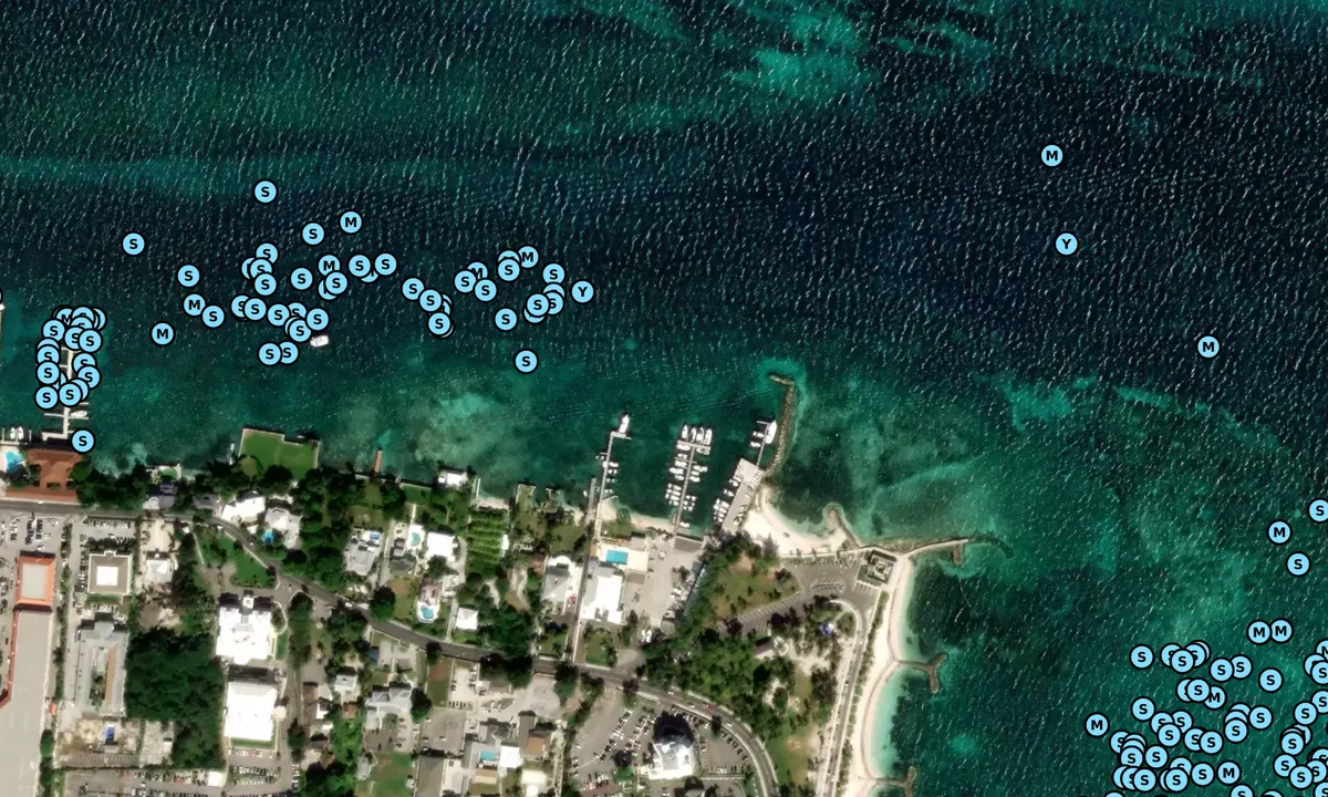 Satelite image of Nassau Yacht Club - New Providence