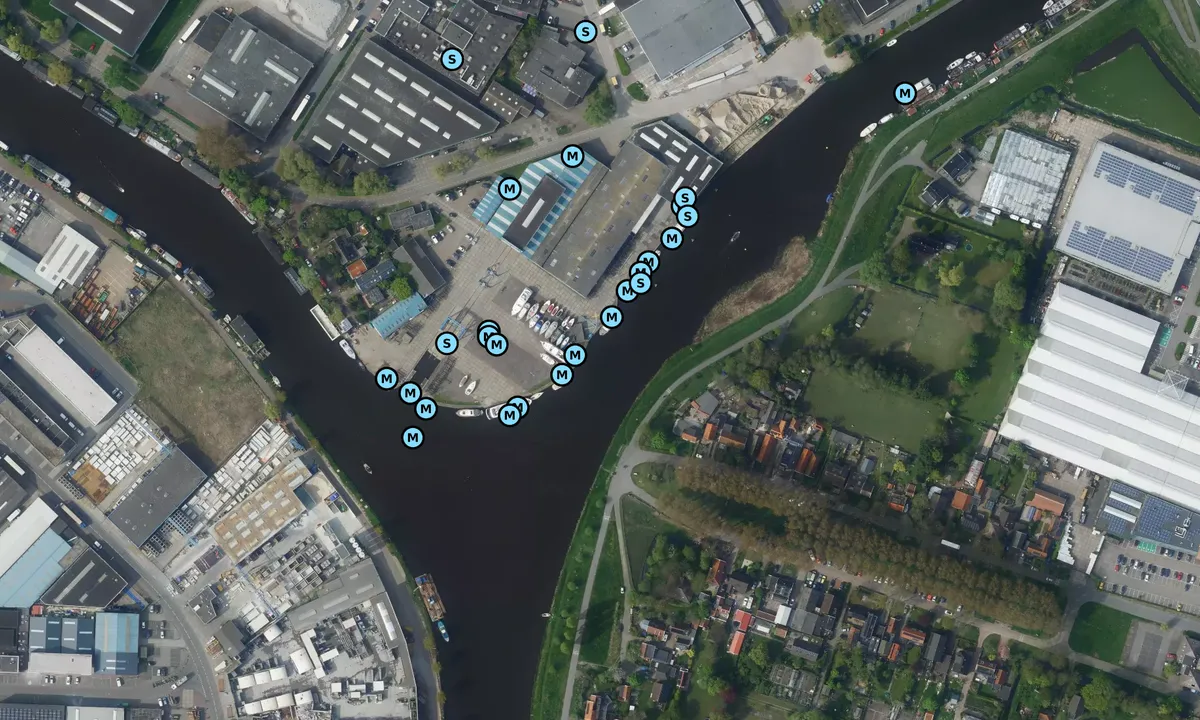 Satelite image of Nautish centrun Nicolaas Witsen