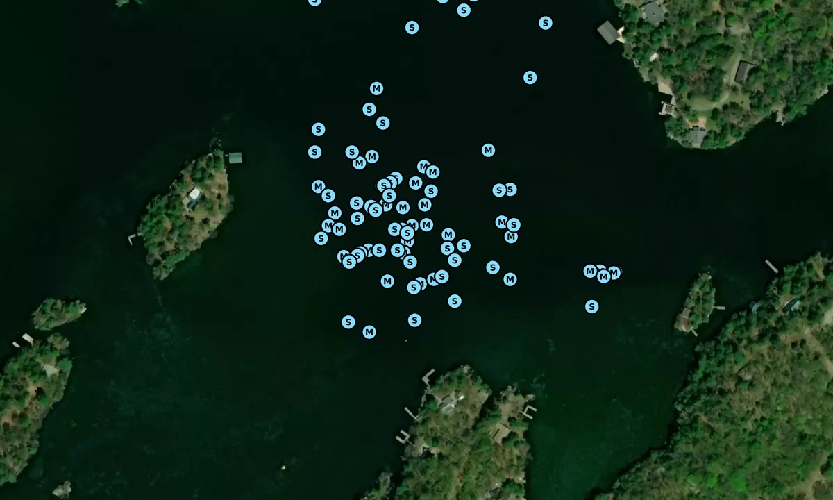 Satelite image of Navy Islands - Downie Island