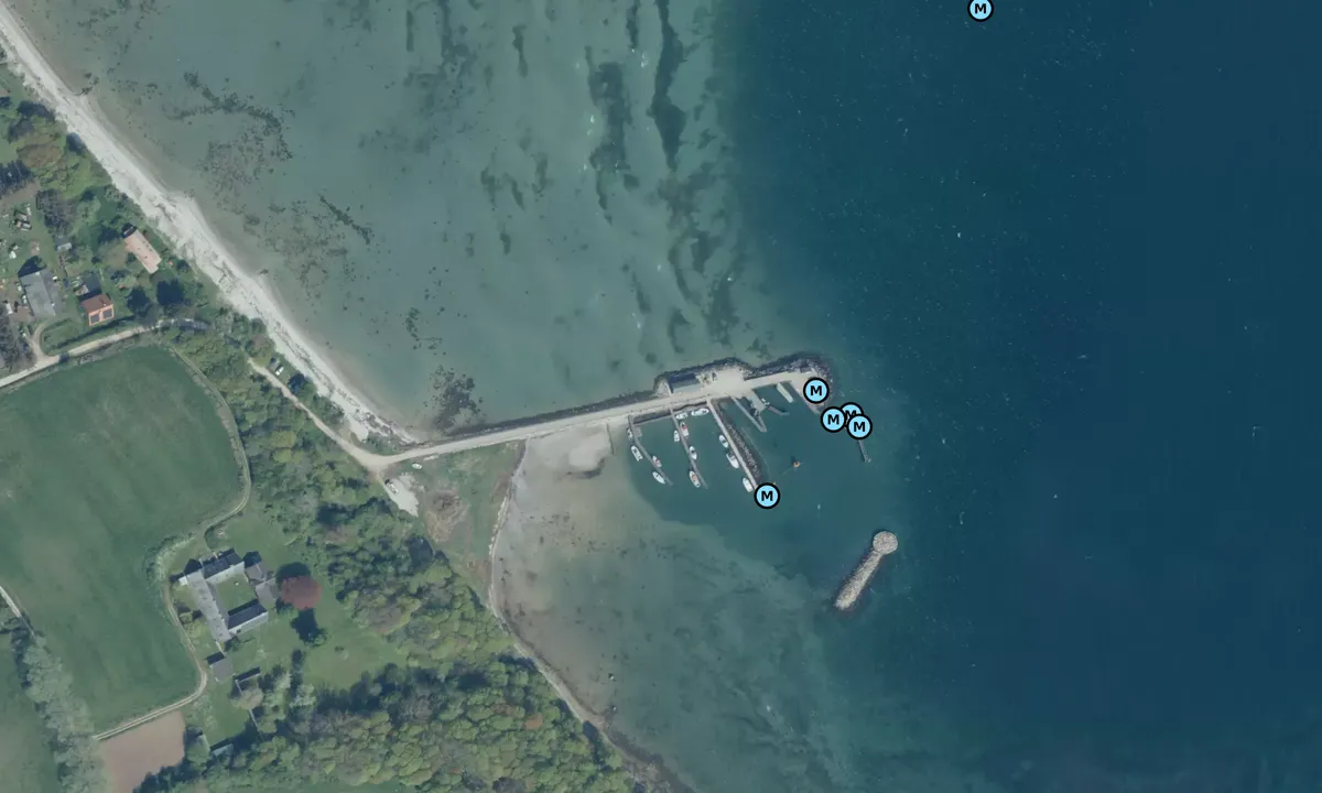 Satelite image of Nekselø Havn