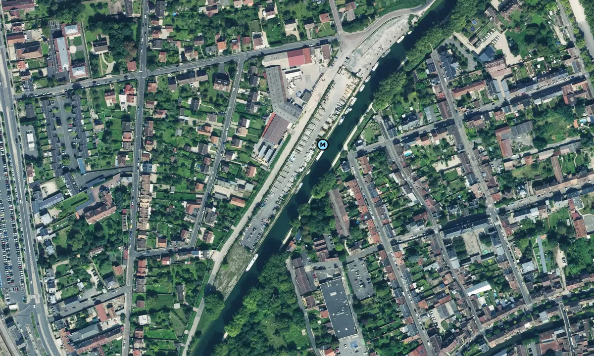 Satelite image of Nemours Marina