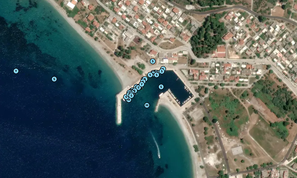 Satelite image of Neo Klima Harbour