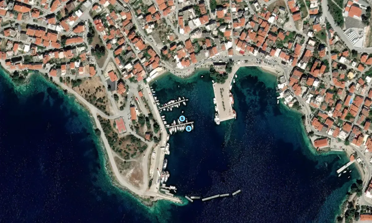 Satelite image of Neos Marmaras Marina