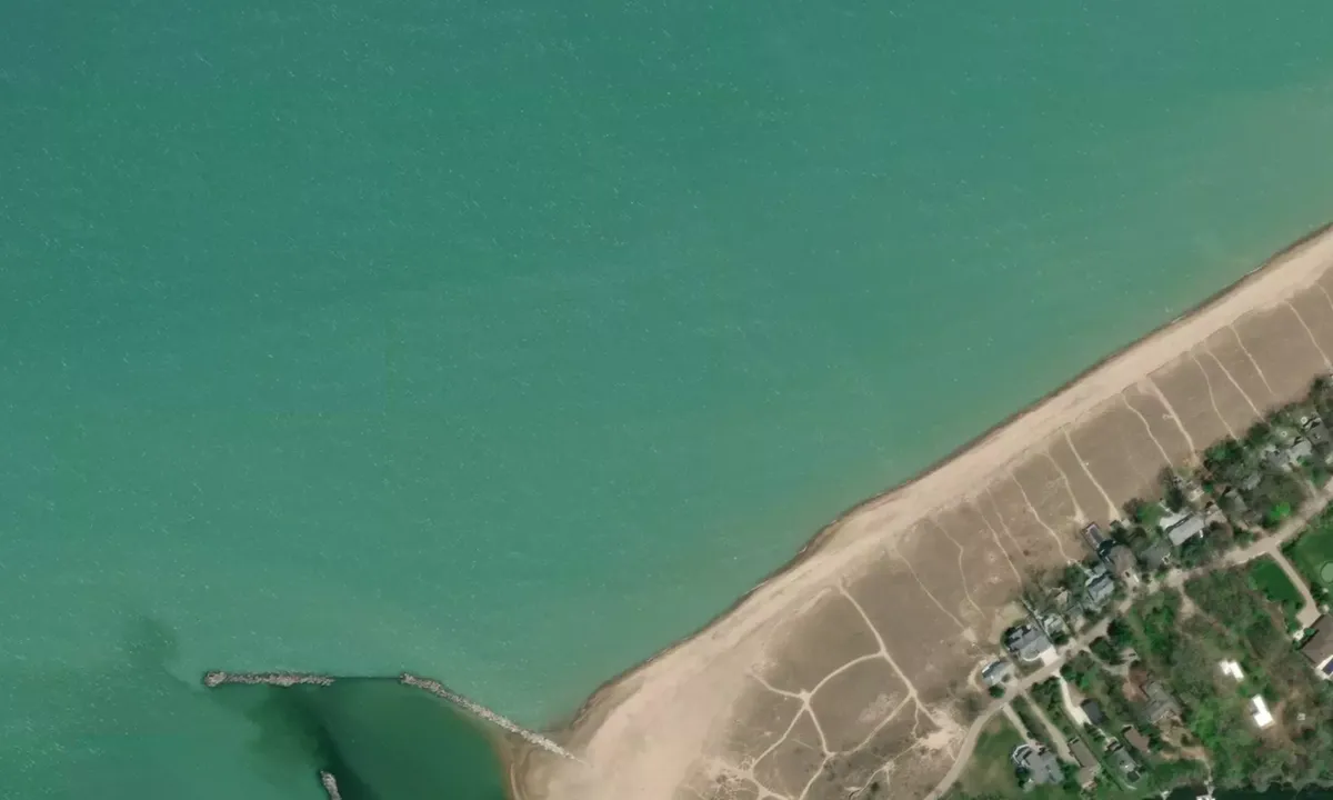 Flyfoto av New Buffalo Beach