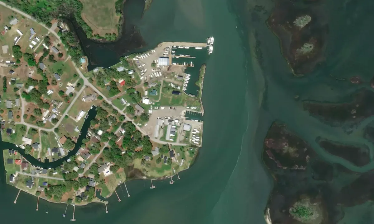Flyfoto av New River Marina