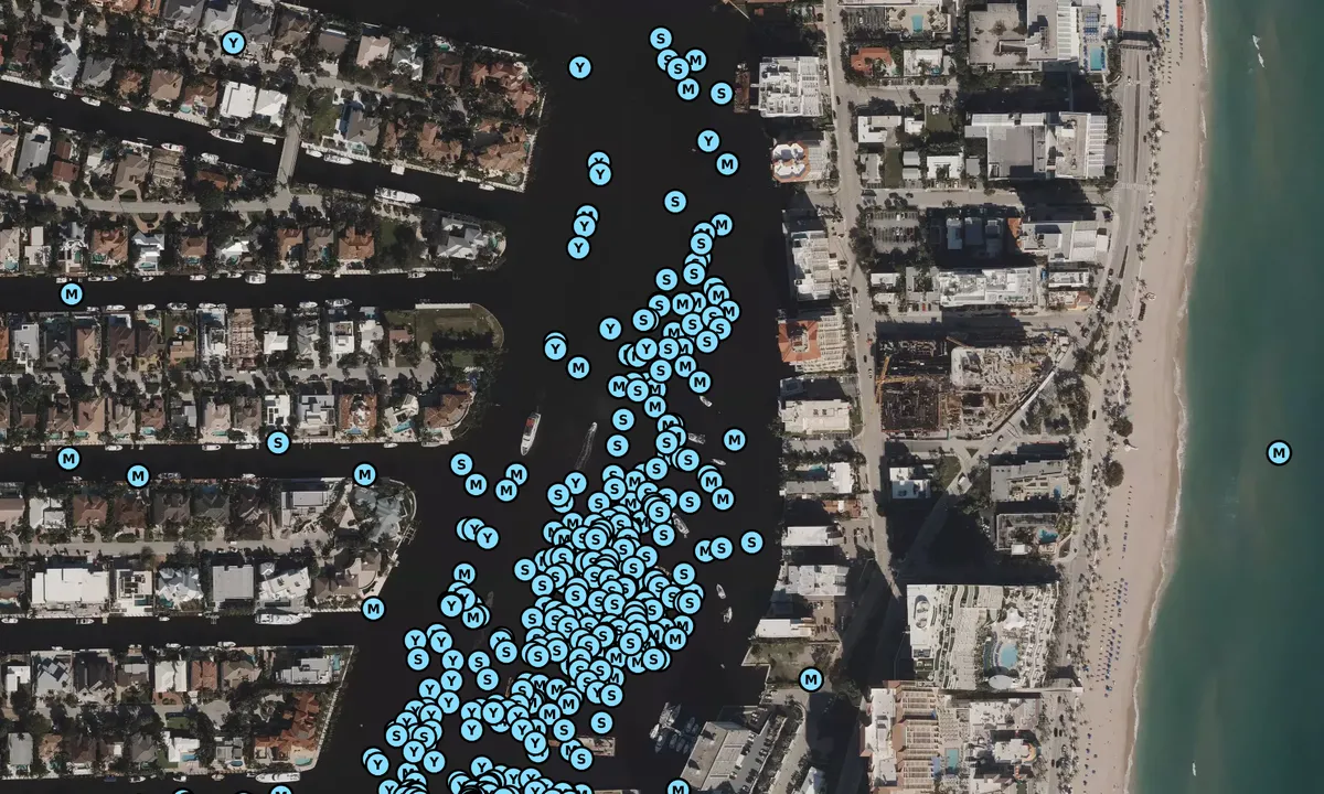 Satelite image of New River Sound
