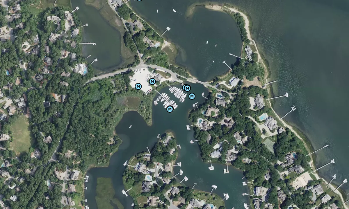 Satelite image of New Seabury Marina