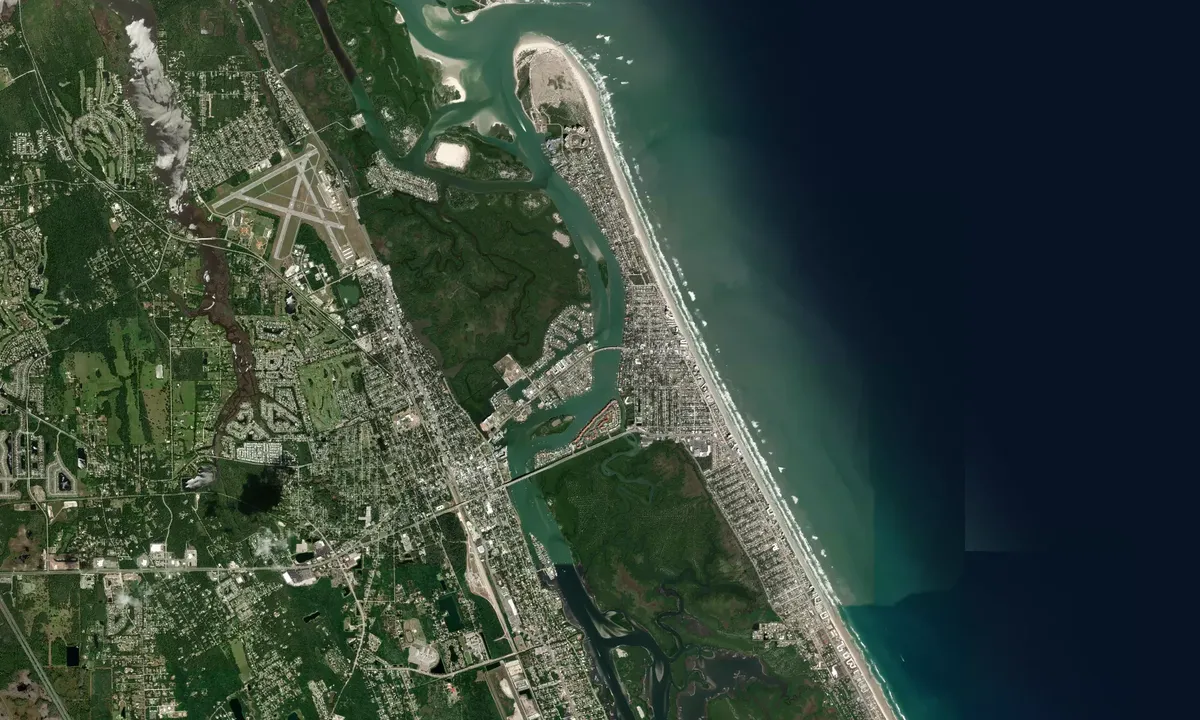 Flyfoto av New Smyrna