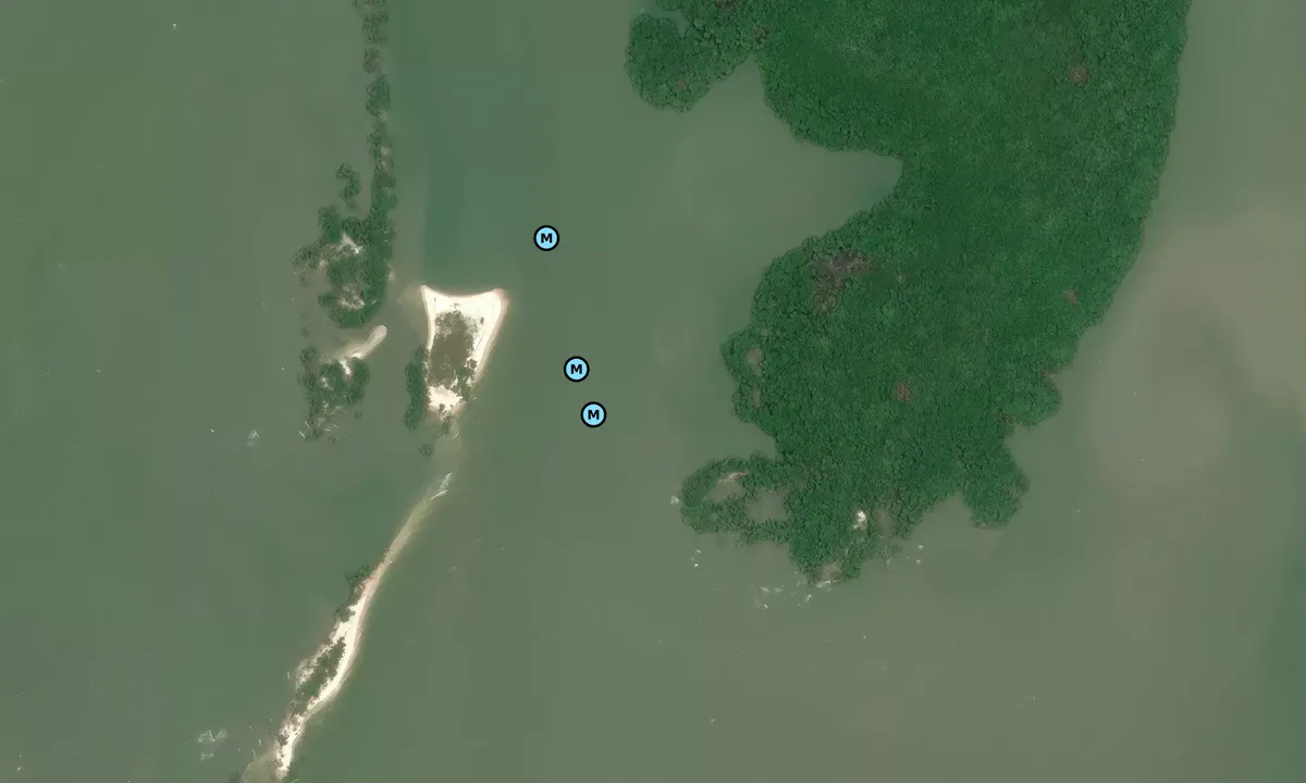 Satelite image of New Turkey Key AKA Snake Key