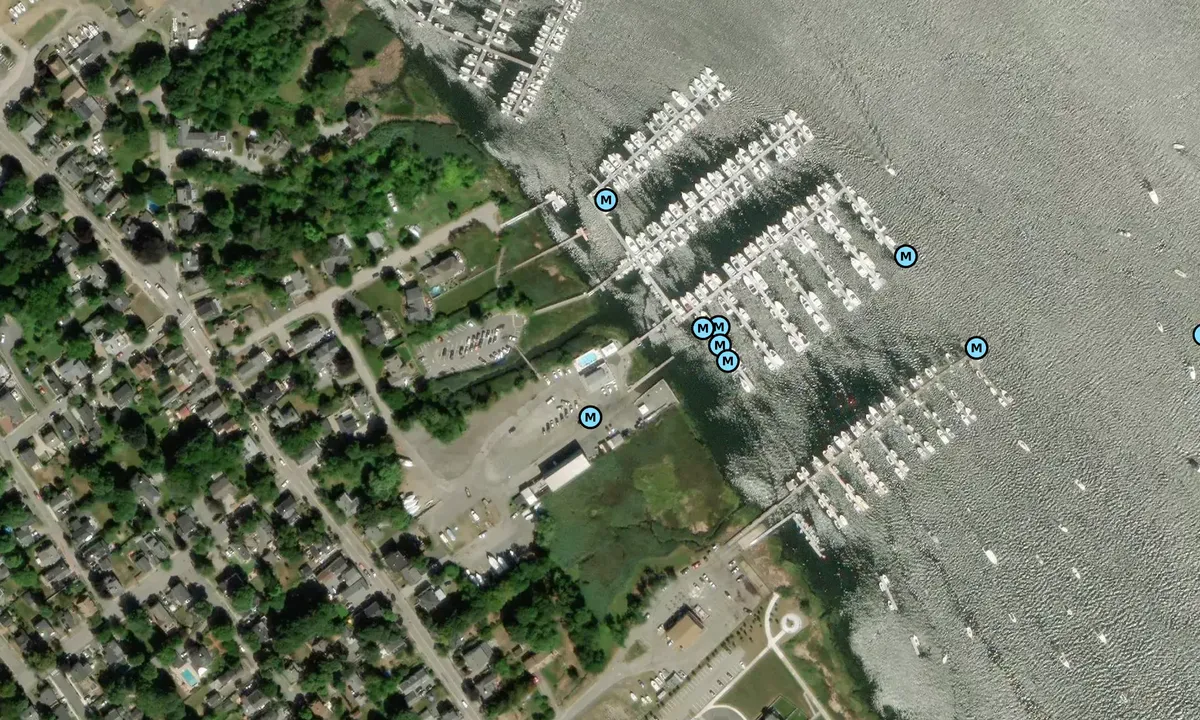 Satelite image of Newburyport Yacht Club - Essex