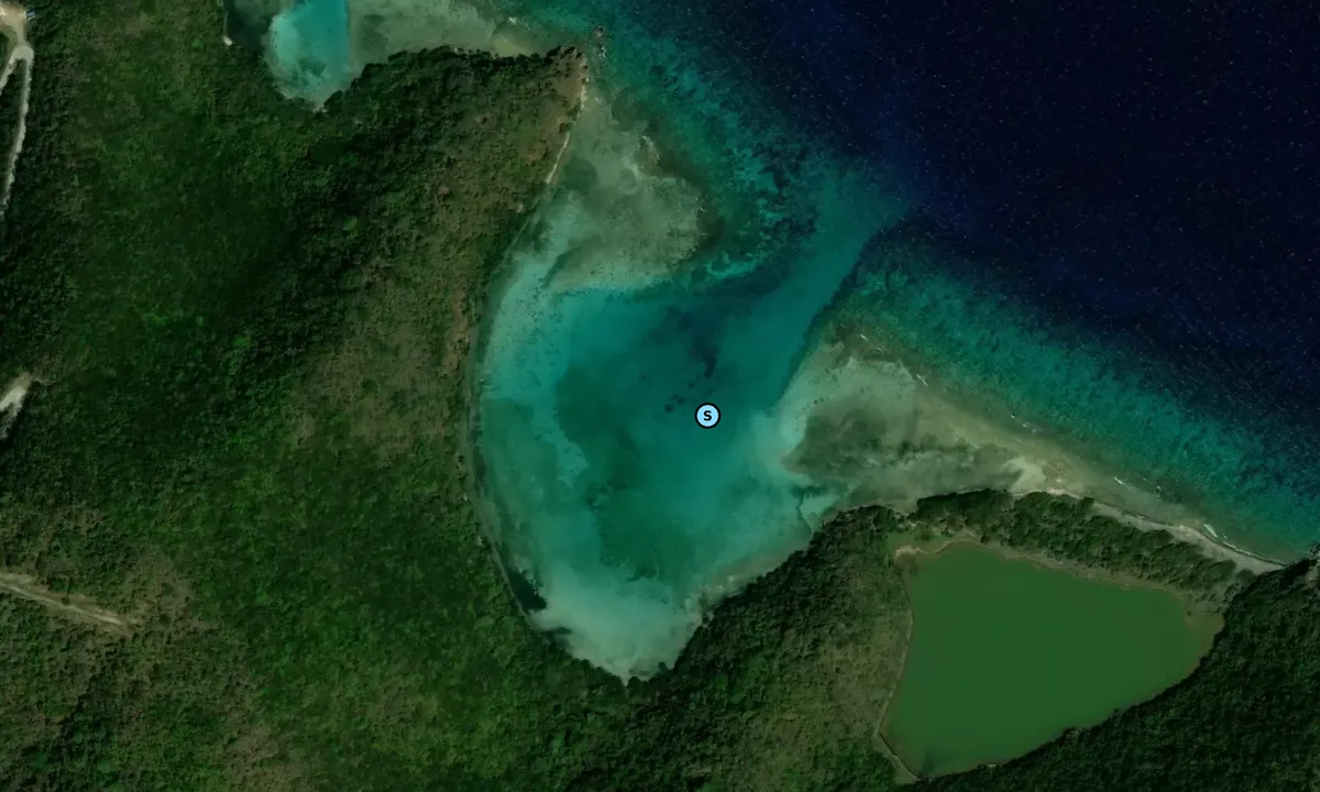 Satelite image of Newfound Bay