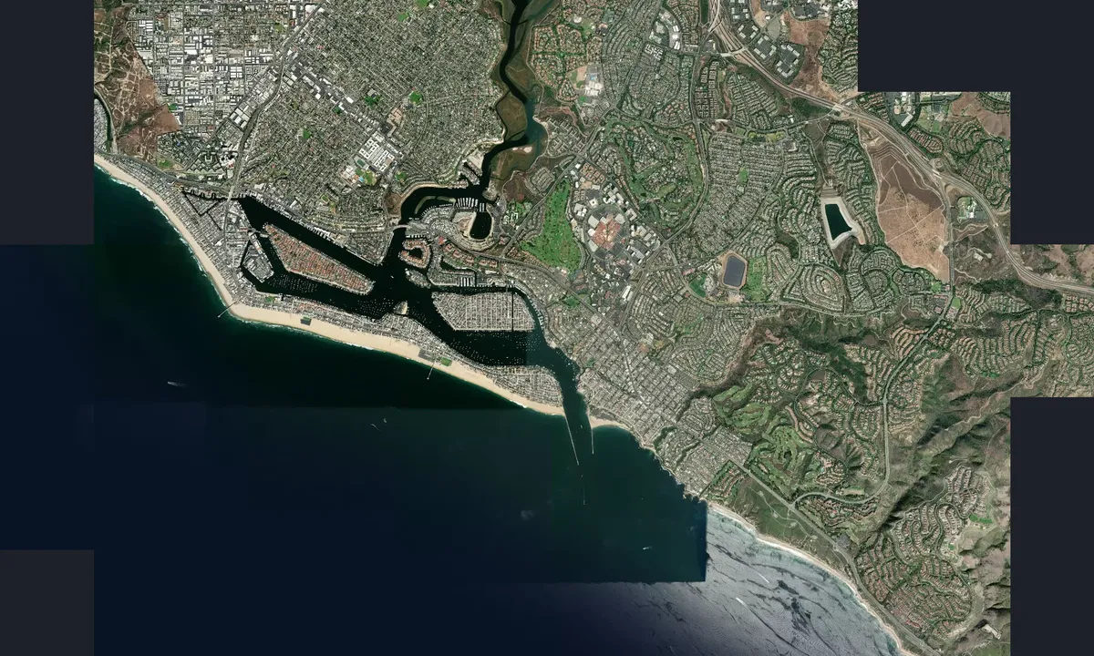 Flyfoto av Newport Harbor