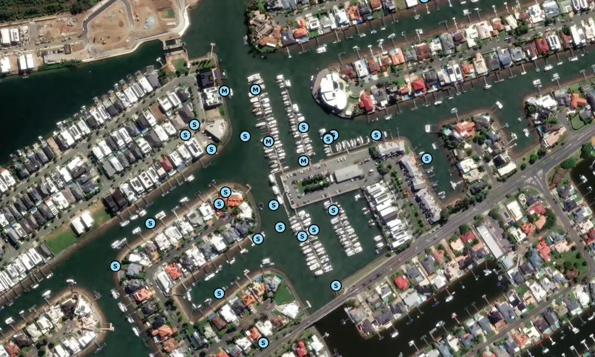 Satelite image of Newport Marina - Redcliffe