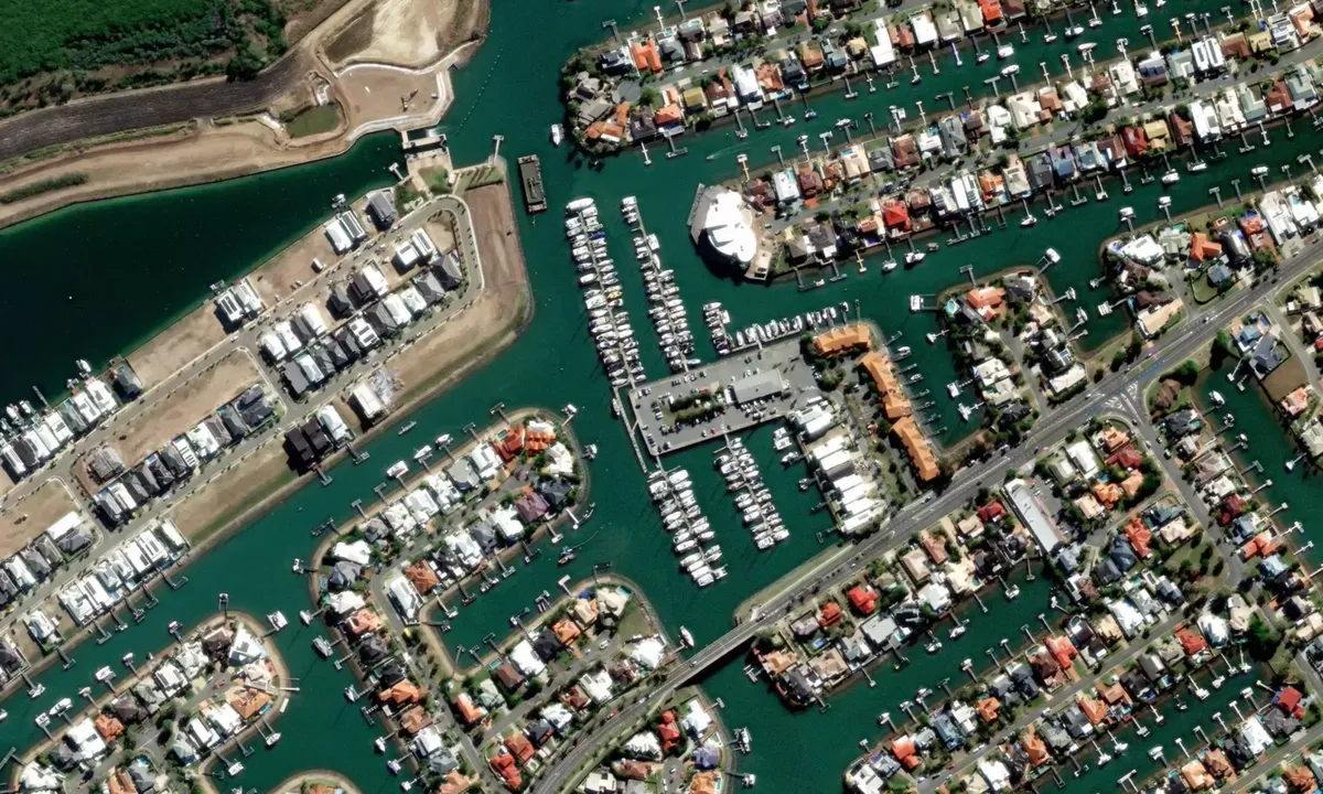 Flyfoto av Newport Marina - Redcliffe