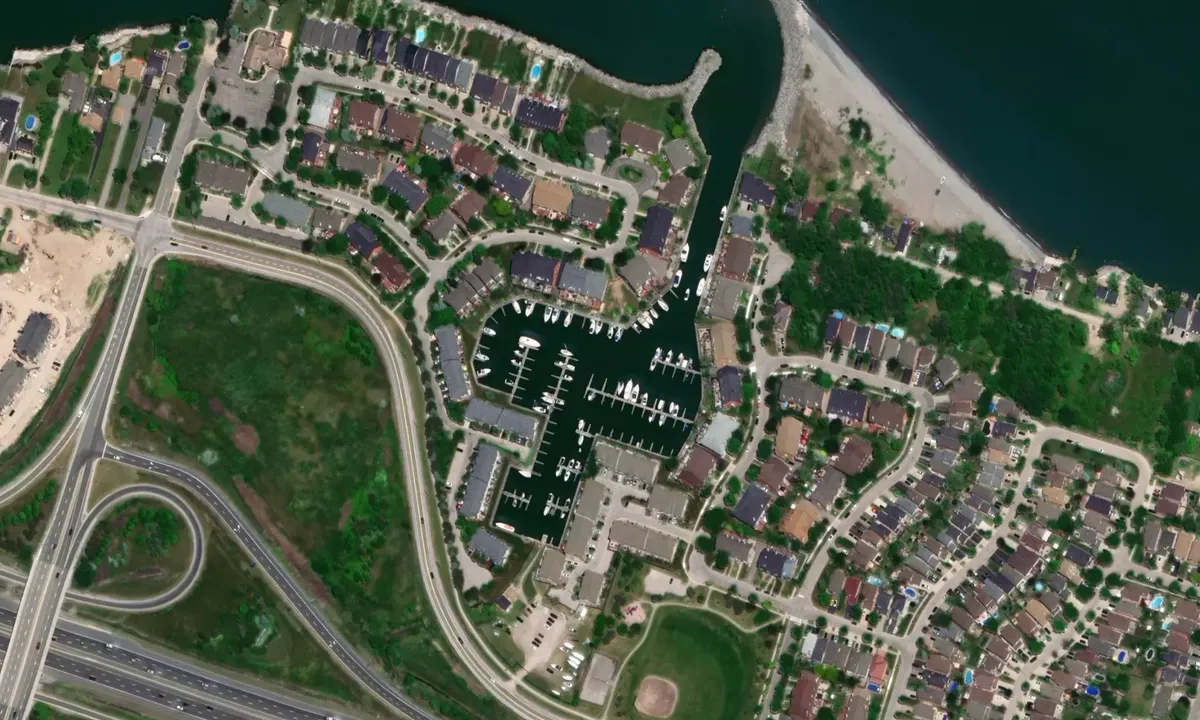 Flyfoto av Newport Yacht Club - Stoney Creek