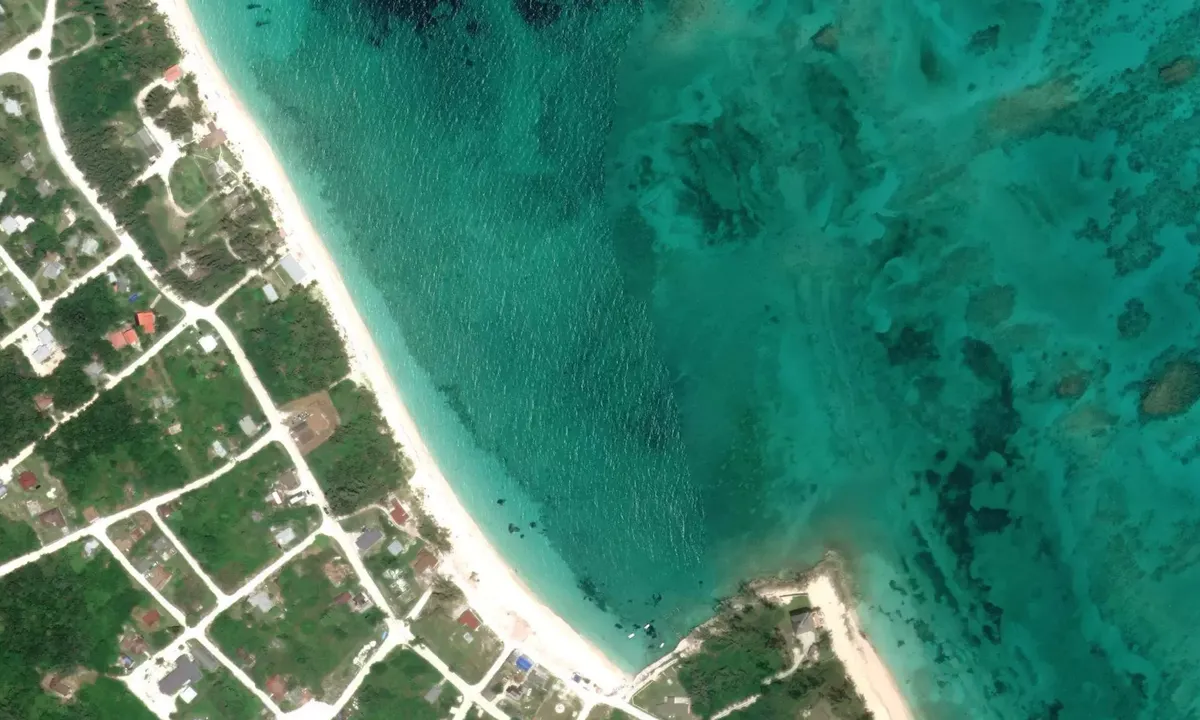 Satelite image of Nicholls Town